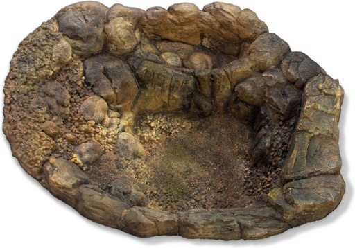[58405043] Ceramic Nature Cichlid Cave XS 7x7cm