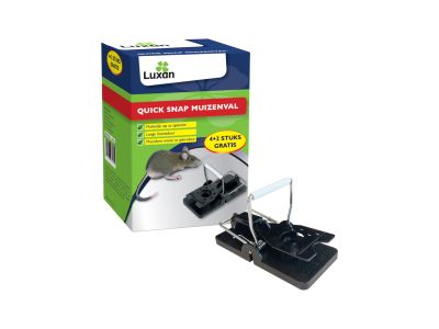[4805372] Luxan Muizenval Quick Snap 4+2st. Gratis